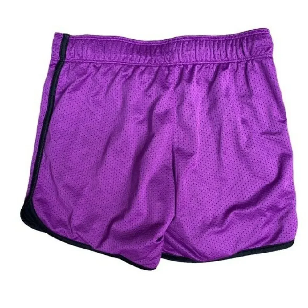 Nike Dri-Fit Athletic Shorts Size Small Purple Black